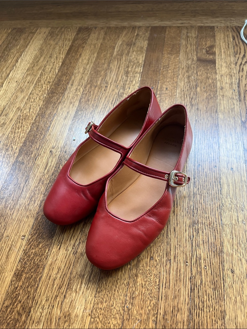 Red Sezane Valentin Ballet Flats